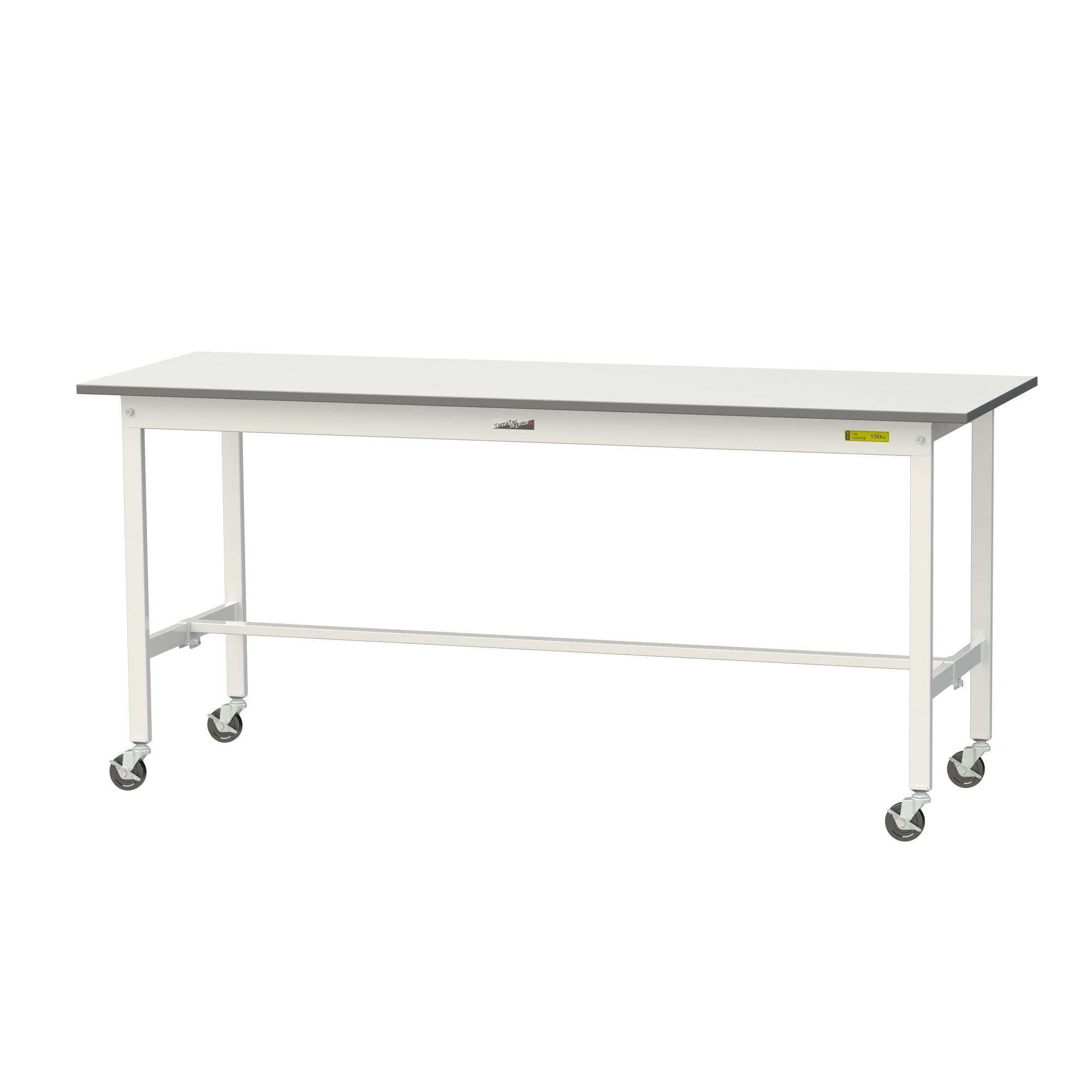 山金工業 1800x600x825mm ワークテーブル(キャスター付) SUPC-1860-WW
