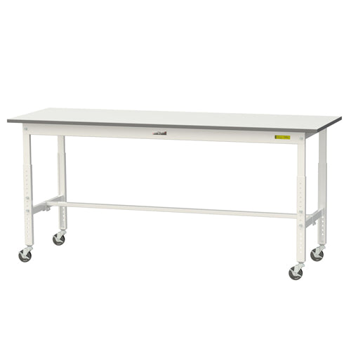 山金工業 1800x600x685-985mm ワークテーブル(キャスター付) SUPAC-1860-WW