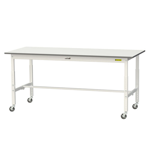 山金工業 1800x750x685-985mm ワークテーブル(キャスター付) SUPAC-1875-WW