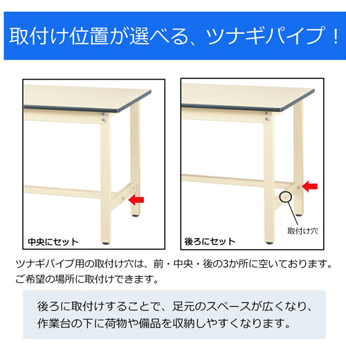 山金工業 1500x600x740mm/300kg ワークテーブル SWR-1560-GI