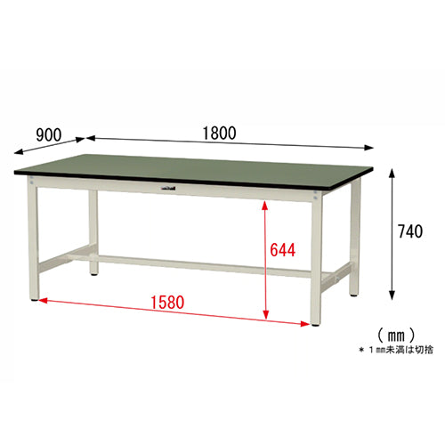 山金工業 1800x900x740mm/300kg ワークテーブル SWR-1890-GI