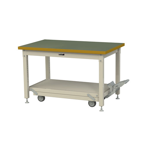 山金工業 1200x750x762mm/3.0ton ワークテーブル(キャスター付) SXRP-1275-GI