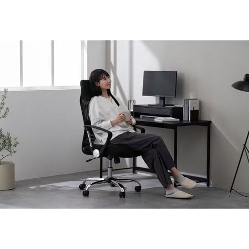 アイリスオーヤマ(IRIS OHYAMA) ビジネスチェアー(ブラック) OFC-MBHR