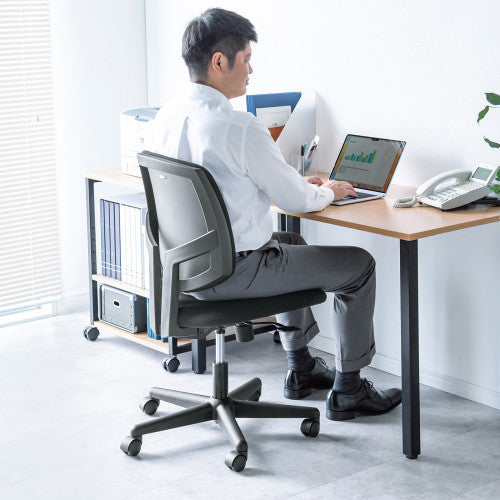 サンワサプライ ビジネスチェアー(高耐荷重/ブラック) SNC-T163BK