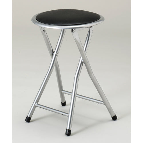 ESCO(エスコ) φ300x450mm 折畳み丸スツール(ブラック) EA956XE-23