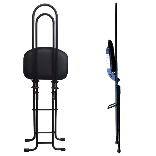 ESCO(エスコ) ワークチェアー(高さ無段階調整/座面固定) EA956XW-58