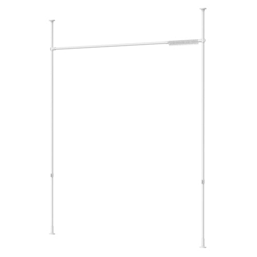 平安伸銅工業 1800-2870x1900-3000mm カーテンポール TNP-60WH