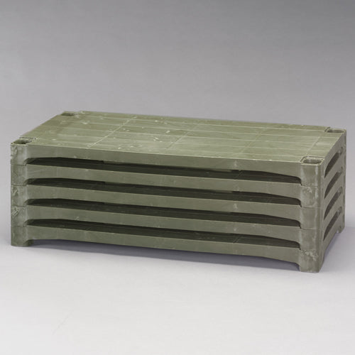 ESCO(エスコ) 900x450x1800mm/5段 ラック棚(OD/超強化PP製) EA976AL-65