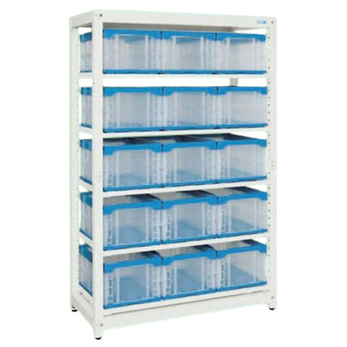 サカエ 1250x570x1950mm コンテナラック(40L) MR-1940BL