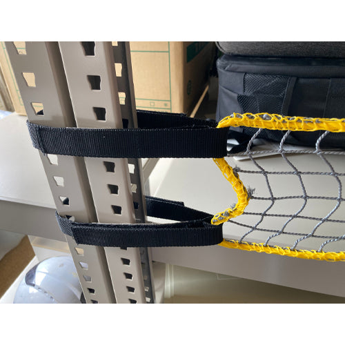 ティーエフサービス 25x300mm スチール棚落下防止ネット延長ベルト(2本) RNL-30L