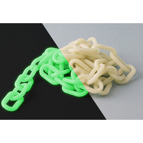 ESCO(エスコ) 6.0mmx 5m プラスチックチェーン(蓄光) EA980AG-100