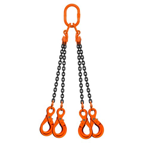 ESCO(エスコ) 2.9 tx1.5m スリングチェーン(4本吊/偏荷重吊荷用) EA981VZ-32