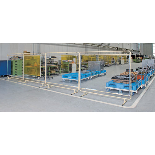 サカエ 1310x 430x2000mm パーティション(塩ビ/固定式) YSH-13TM