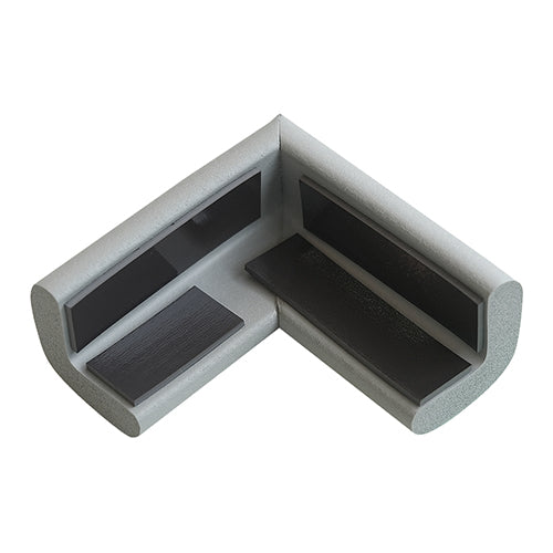 カーボーイ 70x70x 31mm コーナーガード(灰/2本/マグネット式) ACMAG29