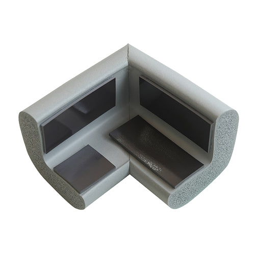 カーボーイ 70x70x 48mm コーナーガード(灰/2本/マグネット式) ACMAG21