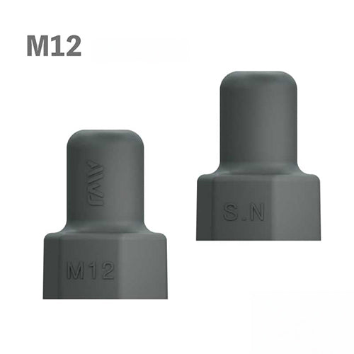AWJ M12 シンングルナット用保護キャップ(エラストマー/グレー/2個 EC30204-0012