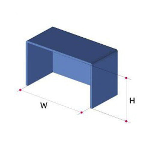 AWJ 10x10mm 角型保護キャップ(イエロー/2個) A30216-0010