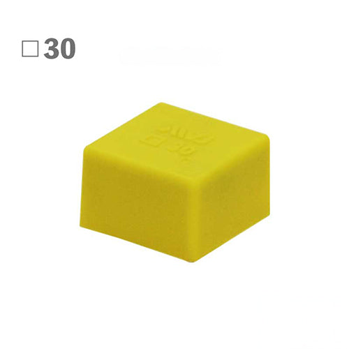 AWJ 30×30×20mm 角型保護キャップ(EL/イエロー/2コ) EOE30216-0030