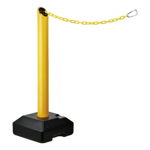 中発販売 300x300x872mm チェーンスタンド(チェーン内蔵/2本) BN-685YSTSET