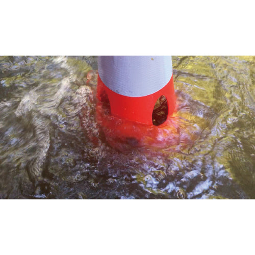 カーボーイ φ360x700mm 穴あきカラーコーン(レッド/5本) CHRK-700RE