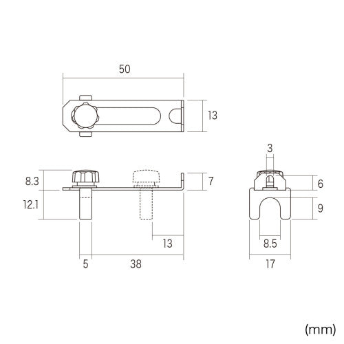 サンワサプライ ホールドロック (HDMIプラグ/AVレシーバ用) CA-NB007