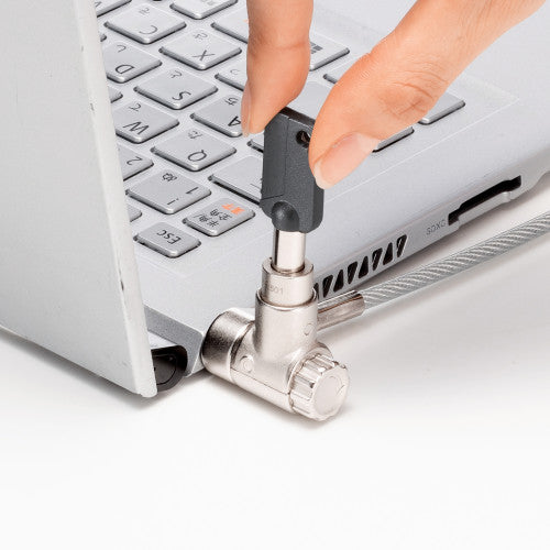 サンワサプライ φ4.4mmx2.0m セキュリティワイヤ(Noble・Nano対応) SLE-89S-1