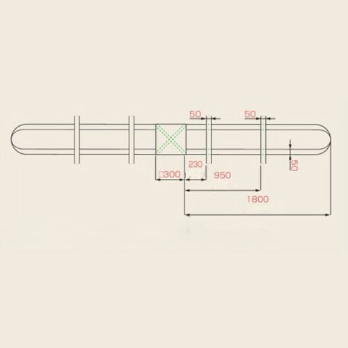 ESCO(エスコ) 3900mm 酸素ガス用スリング(7m3容器用) EA984DR-30