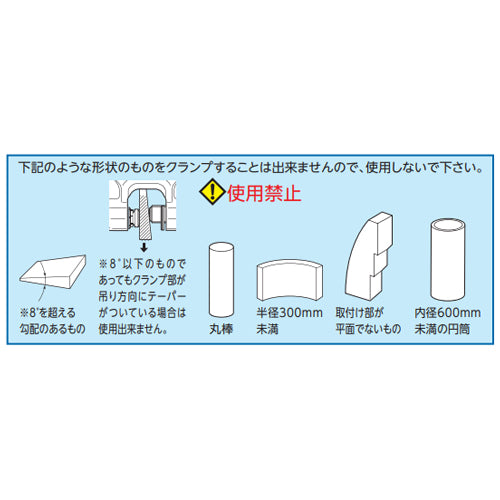 スーパーツール 1.0ton スクリュークランプ(ダブルアイ/ツイストカム式/RFID) SDC1SRF
