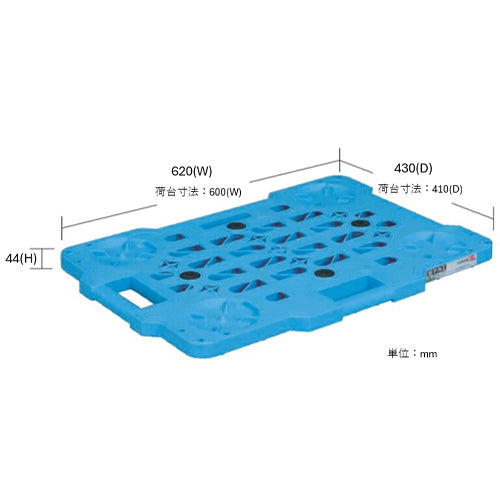 サカエ 620x430x44mm/100kg 物置ボード(10台) SCN-M450X