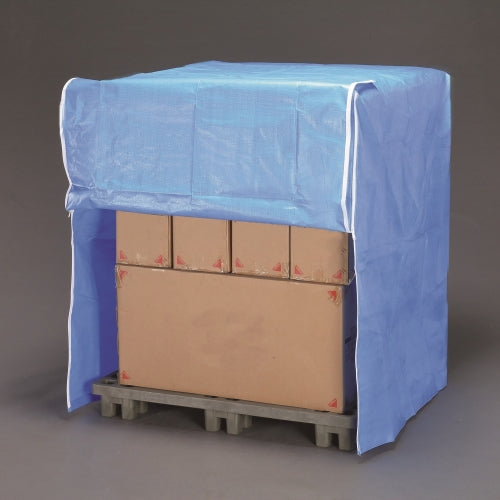 ESCO(エスコ) 1200x1200x1300mm パレットカバー(ファスナー式/青) EA985PK-2A