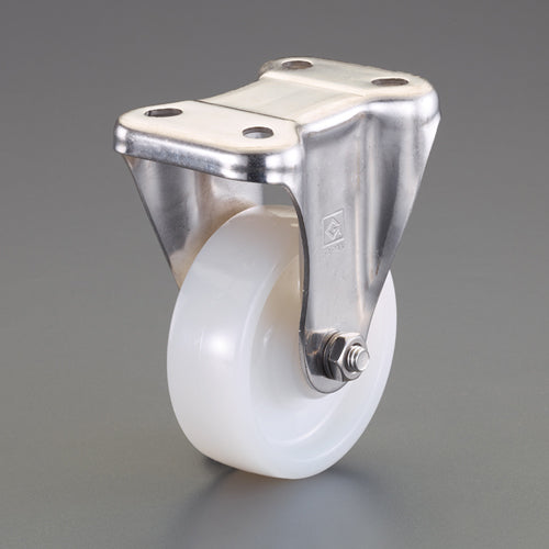 東正車輌(TOSEI) 100mm キャスター(ナイロン車/固定/ステンレス製) AWK-100N