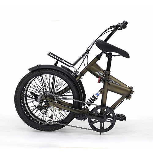 ミムゴ 20インチ 折り畳み式自転車(ノーパンク) MG-AP206NBZ
