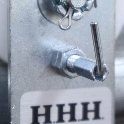 スリーエッチ 250kg パイプトロリー(ストッパー付) PR250BK