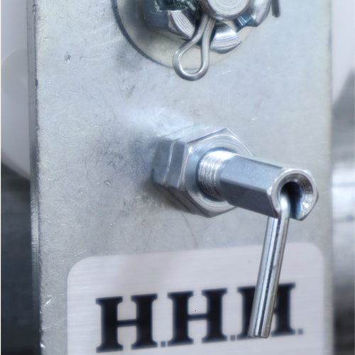 スリーエッチ 250kg パイプトロリー(ストッパー付) PR250BK