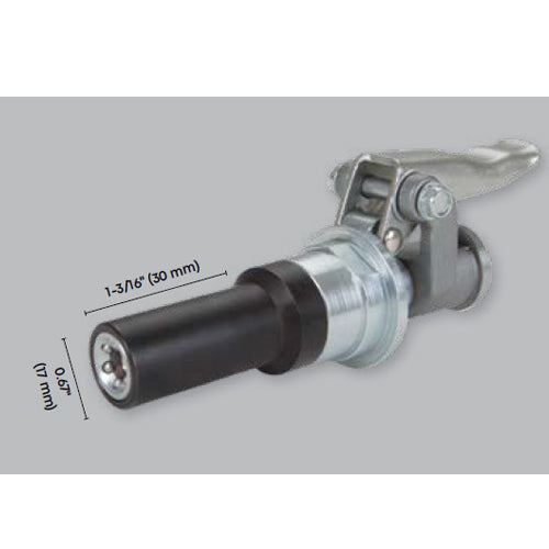 ESCO(エスコ) M10/450mm グリースポンプ用フレキホース(ロッカプラー付) EA991CD-357