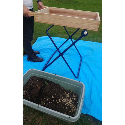 ESCO(エスコ) 430x900x110mm角通し・ふるい台セット EA992CT-31S