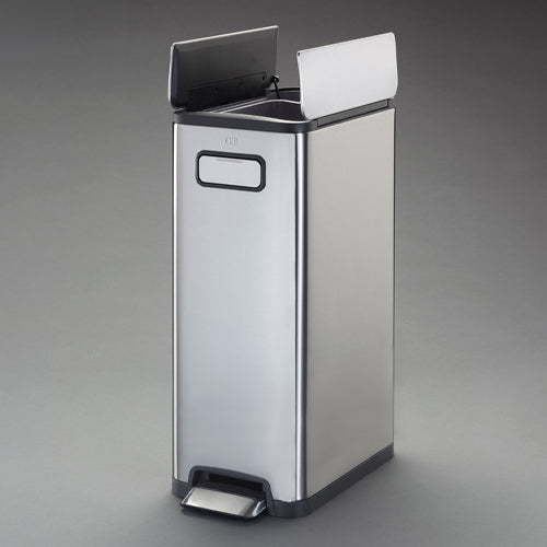 ESCO(エスコ) 30L ダストボックス(ペダル開閉式/ステンレス製) EA995AA-94