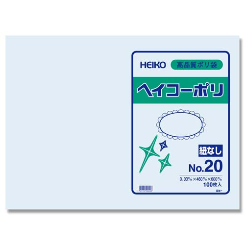 ESCO(エスコ) 460x600mm ポリ袋(100枚) EA995AG-80