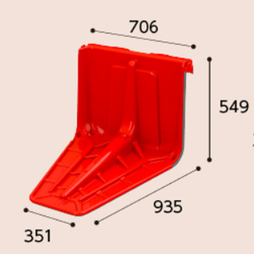 ESCO(エスコ) 706x935x549mm 止水板メインパネル(2枚) EA997Z-62