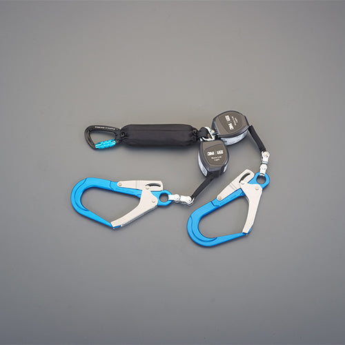 3M 1.5 m ツインランヤード(巻取式) 3101764