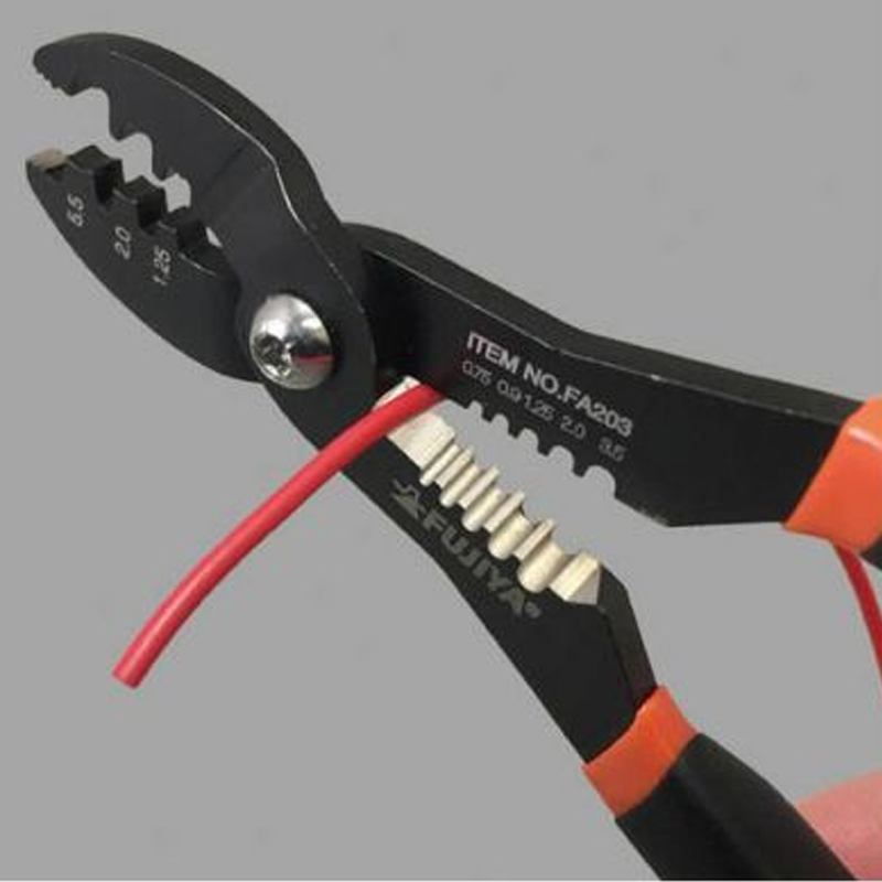 フジ矢(FUJIYA)電工ペンチミニ(ファストン端子用) FA203