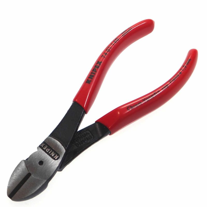 KNIPEX(クニペックス) 強力型斜ニッパー ピアノ線、硬線用 7401-140