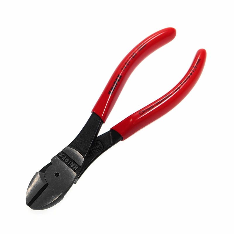 KNIPEX(クニペックス)強力型斜ニッパー ピアノ線、硬線用 7401-160