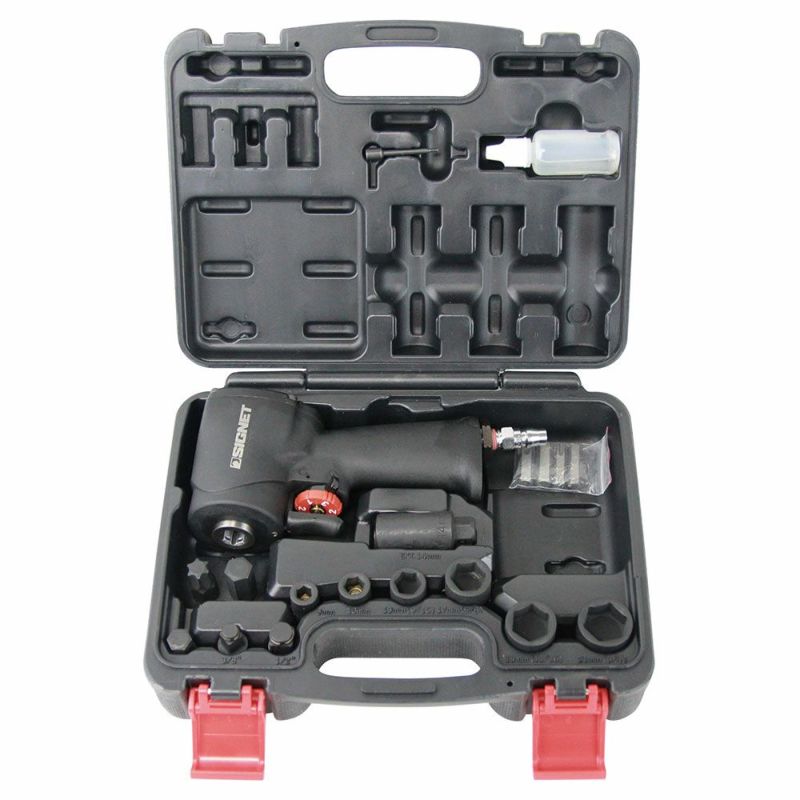 SIGNET 1/2DR 3/8DR インサート式エアーインパクトレンチセット 65340