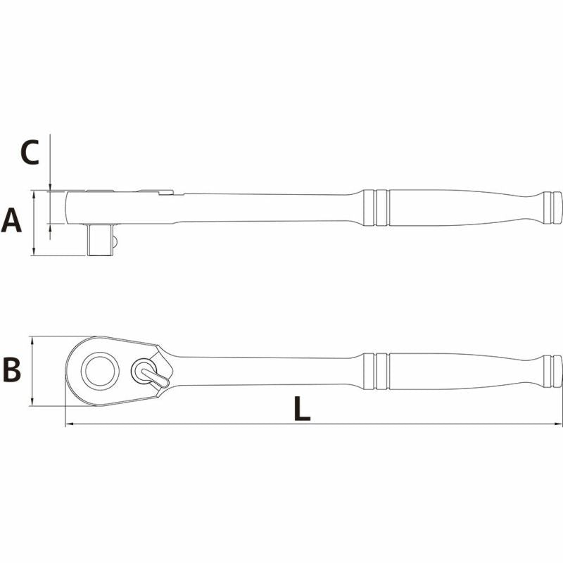 SIGNET 1/2DR 60ギア ラチェットハンドル 13562