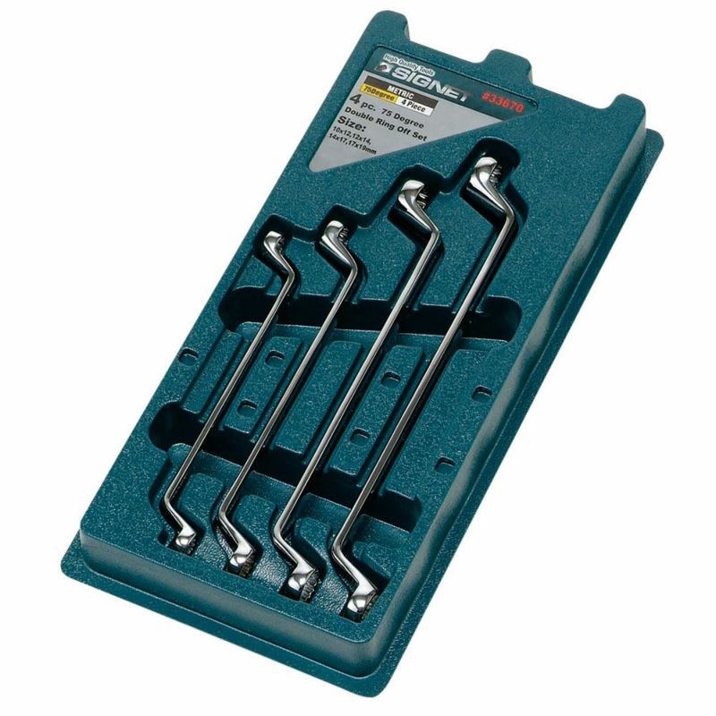 SIGNET 4PC 75゚ メガネレンチセット 33670
