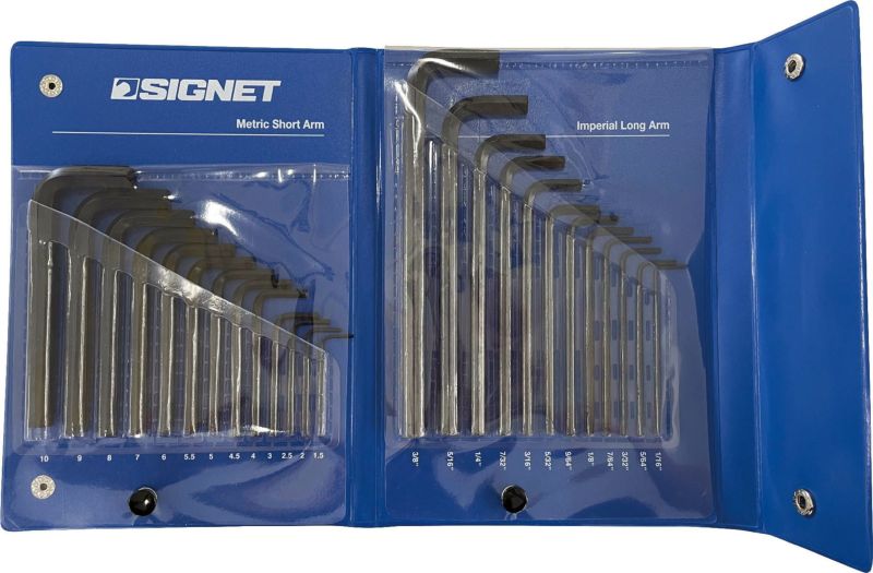 SIGNET 25PCS 六角レンチセット(ミリ&インチ) 35065