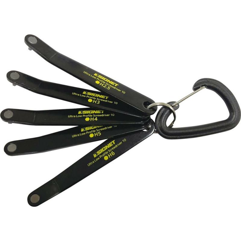 SIGNET 5PCS薄型オフセットレンチ スペーステン ヘックス 35081