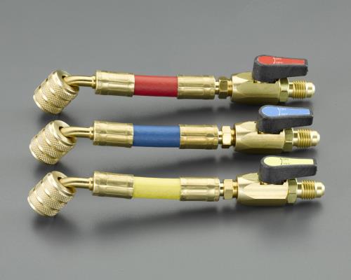 ロテックス(ROTEX) 1/4”x5/16” ボールバルブ付異径ホースアダプターセット RP1616-SSN