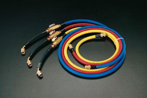 ロテックス(ROTEX) 120cm/R32R410A ボールバルブ付チャージングホースセット RP1602